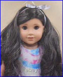 American Girl Just Like You Truly Me 108 Doll Brown Eyes Curly Brown Hair EUC