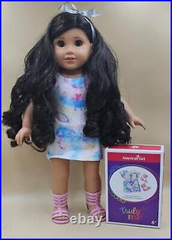 American Girl Just Like You Truly Me 108 Doll Brown Eyes Curly Brown Hair EUC