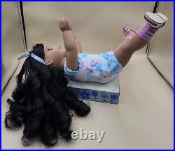American Girl Just Like You Truly Me 108 Doll Brown Eyes Curly Brown Hair EUC