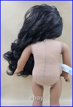 American Girl Just Like You Truly Me 108 Doll Brown Eyes Curly Brown Hair EUC