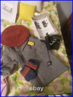 American Girl Kit Kittredge Lot, Scooter, Bed, 5 Dresses, Pjs, Coat, camera + More