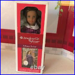 American Girl New In Boxes Lot Of Six Mini Dolls, Luggage, Dishes, Sneakers