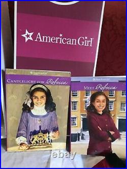 American Girl Rebecca Doll, Hanukkah Outfit, New Shoes New Hair Ribbon Lot