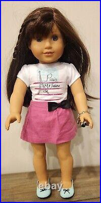 American Girl Retired Doll Grace Thomas-Brand New Condition! 8 Complete Outfits