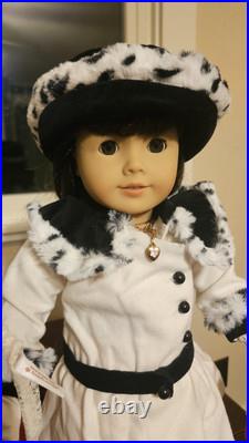 American Girl Samantha Beforever Meet Outfit Accessories Necklace Fancy Coat