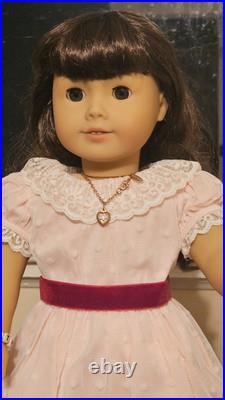 American Girl Samantha Beforever Meet Outfit Accessories Necklace Fancy Coat
