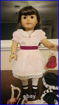 American Girl Samantha Beforever Meet Outfit Accessories Necklace Fancy Coat