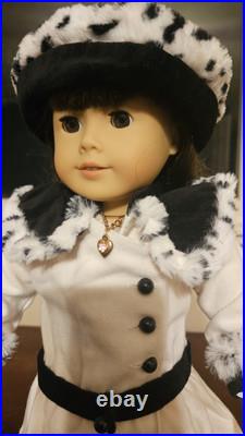 American Girl Samantha Beforever Meet Outfit Accessories Necklace Fancy Coat