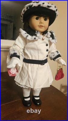 American Girl Samantha Beforever Meet Outfit Accessories Necklace Fancy Coat