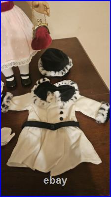 American Girl Samantha Beforever Meet Outfit Accessories Necklace Fancy Coat