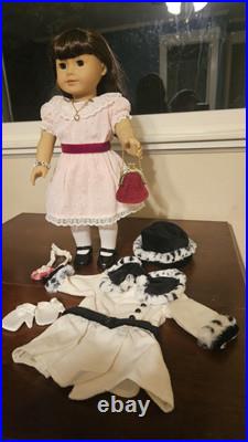 American Girl Samantha Beforever Meet Outfit Accessories Necklace Fancy Coat