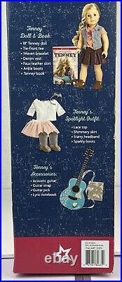 American Girl TENNEY Grant Doll Spotlight Outfit Guitar Meet Acc. NIB & Retired