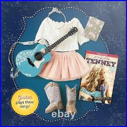 American Girl TENNEY Grant Doll Spotlight Outfit Guitar Meet Acc. NIB & Retired