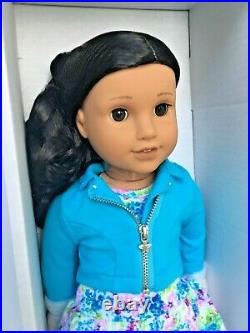 American Girl Truly Me 82 CURLY DRK-BRN Hair BRN Eyes MED Skin 18 Doll+Book NIB