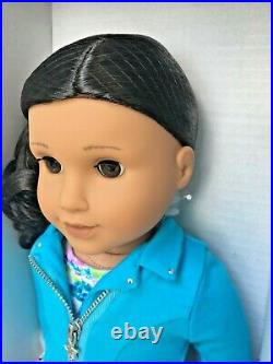 American Girl Truly Me 82 CURLY DRK-BRN Hair BRN Eyes MED Skin 18 Doll+Book NIB