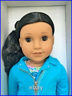 American Girl Truly Me 82 CURLY DRK-BRN Hair BRN Eyes MED Skin 18 Doll+Book NIB