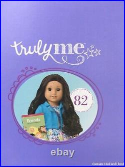 American Girl Truly Me 82 CURLY DRK-BRN Hair BRN Eyes MED Skin 18 Doll+Book NIB