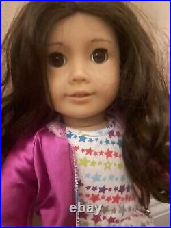 American Girl doll Lot Of 2 Truly Me Dressed Dolls With western horse