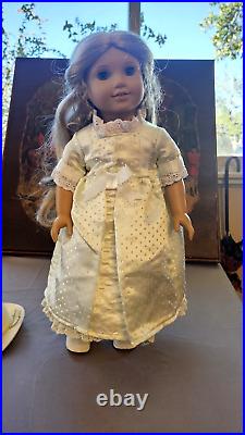 American girl collection elizabeth in box riding outfit summer dress earrings re