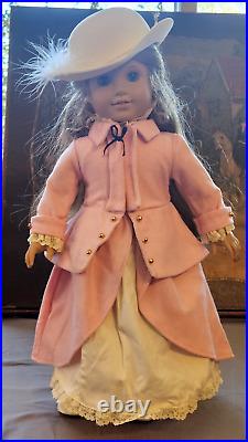 American girl collection elizabeth in box riding outfit summer dress earrings re