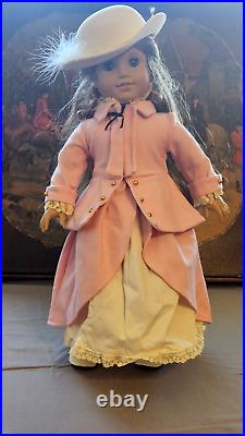 American girl collection elizabeth in box riding outfit summer dress earrings re