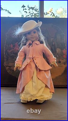American girl collection elizabeth in box riding outfit summer dress earrings re