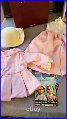 American girl collection elizabeth in box riding outfit summer dress earrings re American girl collection elizabeth in box riding outfit summer dress earrings re