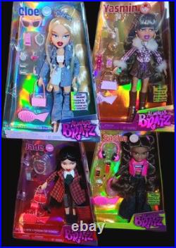 BRATZ ALWAYZSashaCloe JadeYasminFashion Dolls withaccessoriesPosters Lot#4