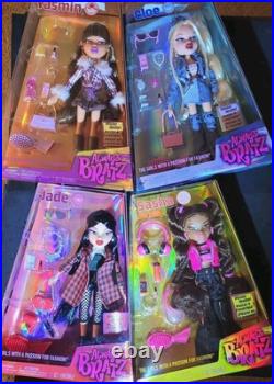 BRATZ ALWAYZSashaCloe JadeYasminFashion Dolls withaccessories &Posters Lot#4