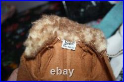 Barbie 1958 Early Bubblecut Midge Clothes Case accessories brunette tagged dres