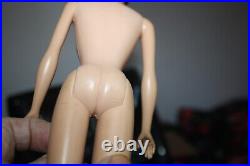 Barbie 1958 Early Bubblecut Midge Clothes Case accessories brunette tagged dres