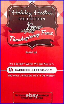 Barbie 2010 Thanksgiving Feast Holiday Hostess Collection T2160 NRFB + Extra+++