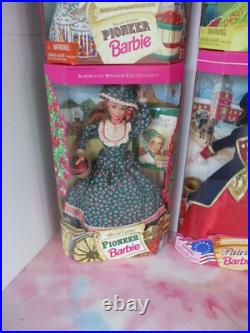 Barbie American Stories Collection Nurse-Pioneer-Patriot-Indian Lot of 6 NRFB