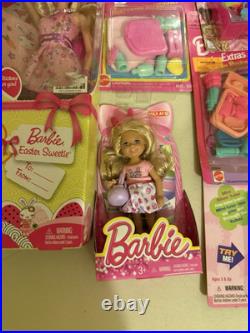 Barbie Autumn in London Easter Kelly Barbie Dolls Fashionistas Lot 10 NRFB