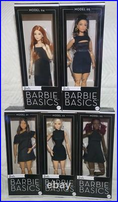 Barbie Basics Fashion Dolls Lot#5 All 5 Beautiful Models Included! New 2025