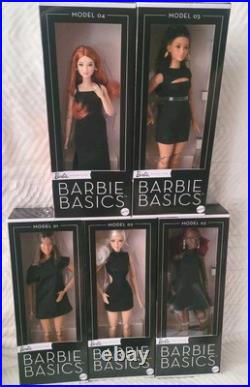 Barbie Basics Fashion Dolls Lot#5 All 5 Beautiful Models Included! New 2025