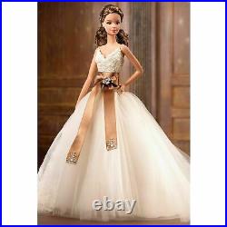 Barbie Collector Brunette Monique Lhullier Bride Gold Label 2006 Mint NIB NRFB