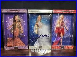 Barbie DIVA Collection ALL THAT GLITTERS, RED HOT, GONE PLATINUM LOT