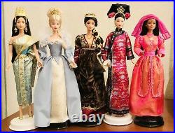 Barbie DOTW 5 Dolls Collectors Editions China Danish Cambodia Morocco & Juliet