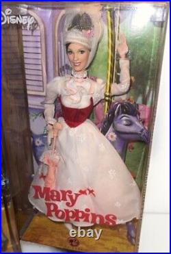 Barbie Disney Pink Label 2007 Complete Mary Poppins Set (4) Dolls-NIB, Sealed