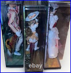 Barbie Disney Pink Label 2007 Complete Mary Poppins Set (4) Dolls-NIB, Sealed