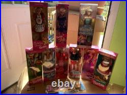 Barbie Doll Lot Of 10 Dolls All NRFB Various Sets And Styles