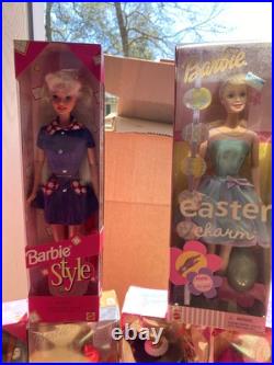 Barbie Doll Lot Of 10 Dolls All NRFB Various Sets And Styles