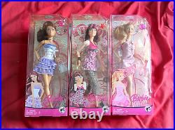 Barbie Doll Lot Summer M9324 Raquelle M9322 & Teresa M9325 NRFB NIB