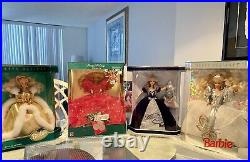 Barbie Dolls COLLECTIBLE LOT OF 4 Holiday Special Editions limited