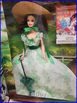 Barbie Gone With The Wind Dolls Scarlett O'Hara Rhett Butler Lot of 5 NEW