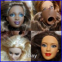 Barbie Head Collector Signature Top Model Fashionistas So In Style Huge Lot 3
