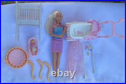 Barbie Krissy Baby Nurse and Walking Barbie Vintage Lot 1999