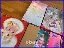 Barbie LOT Winter 55682 Dazzle 18456 Exotic B9795 Crystal Splendor 15136 13598 +