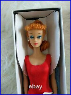 Barbie Let's Play Redhead Ponytail Reproduction Mattel NRFB
